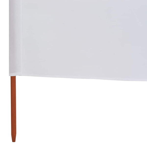 Tuulensuojakangas 9 paneelilla 1200x80 cm hiekan valkoinen