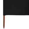Tuulensuojakangas 9 paneelilla 1200x120 cm musta