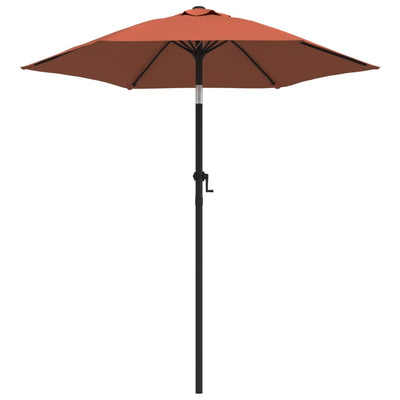Aurinkovarjo terrakotta 200x224 cm alumiini