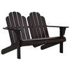 Tupla Adirondack-tuoli puu ruskea