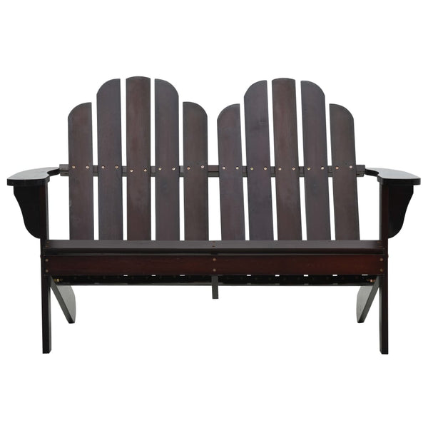 Tupla Adirondack-tuoli puu ruskea