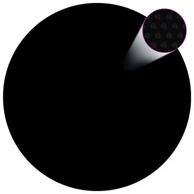 Uima-altaan suoja musta 300 cm PE