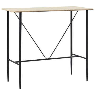 Baaripöytä tammi 120x60x110 cm MDF