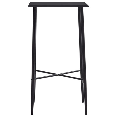 Baaripöytä musta 60x60x111 cm MDF