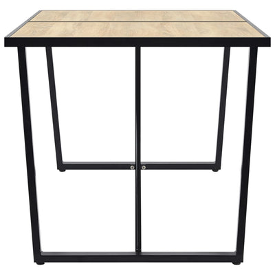 Ruokapöytä tammi 160x80x75 cm MDF