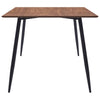 Ruokapöytä ruskea 180x90x75 cm MDF