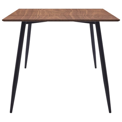 Ruokapöytä ruskea 180x90x75 cm MDF