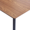 Ruokapöytä ruskea 180x90x75 cm MDF