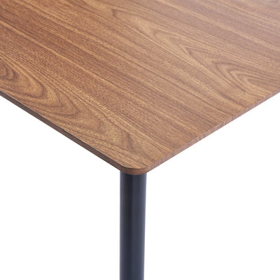 Ruokapöytä ruskea 180x90x75 cm MDF