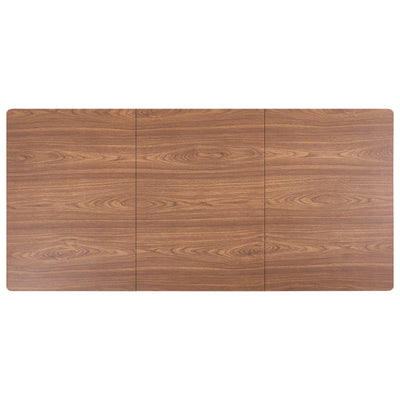 Ruokapöytä ruskea 180x90x75 cm MDF