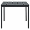 Sohvapöytä harmaa 98x48x39 cm HDPE puutyyli
