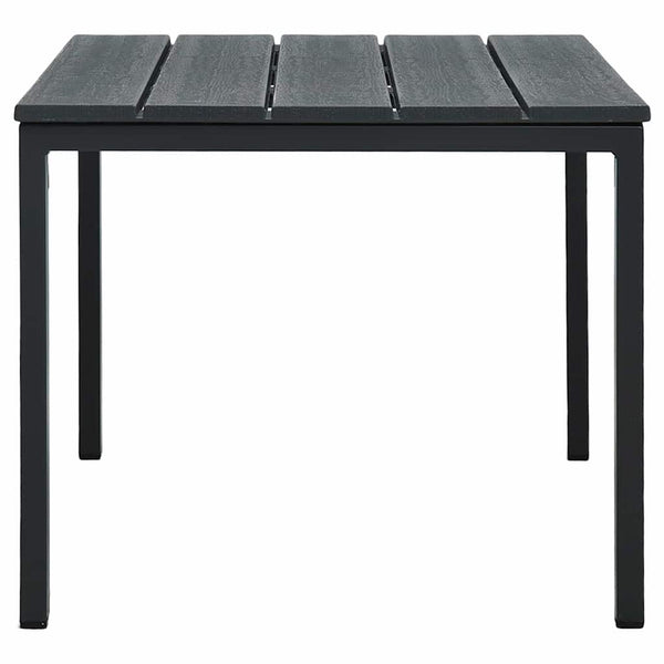 Sohvapöytä harmaa 98x48x39 cm HDPE puutyyli