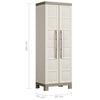 Keter Monitoimivarastokaappi/hyllyt Excellence beige ja taupe 182 cm