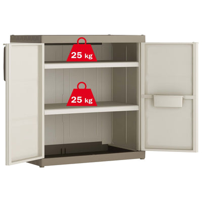 Keter Matala varastokaappi/hyllyt Excellence XL beige ja taupe 93 cm