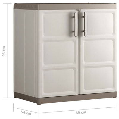 Keter Matala varastokaappi/hyllyt Excellence XL beige ja taupe 93 cm