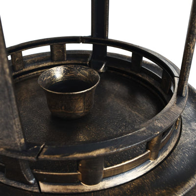 Koristeellinen lintukylpy aurinkovoima led-valoilla Eufini (muovi)