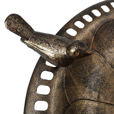 Pronssi puutarhan lintuallas Ismaila muovi