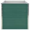 Vihreä korotettu puutarhalaatikko Iura 160x80x77cm (galvanoitu teräs)