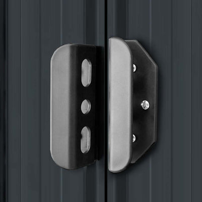 Antrasiitti puutarhan varastovaja Irodinca 204x132x186cm (teräs)