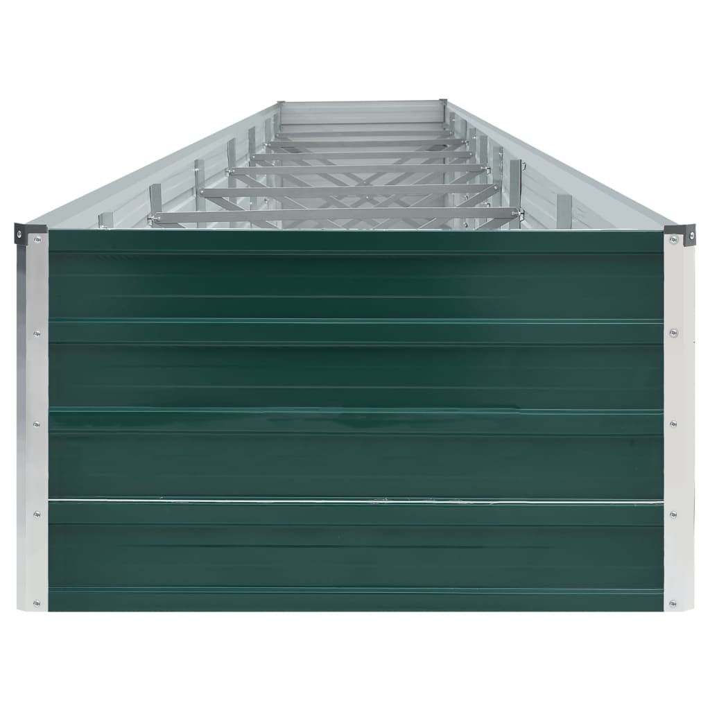 Vihreä korotettu kukkalaatikko Iura 600x80x45cm (galv. teräs)