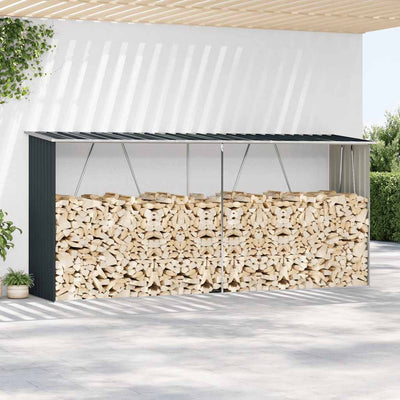 Antrasiitti puuvaja galvanoitu teräs Stoleru 330x84x152cm