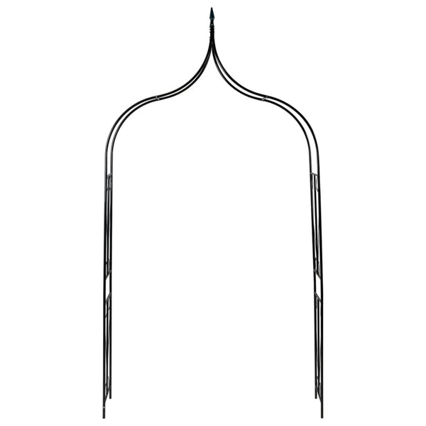 Tummanvihreä puutarhakaari Diculescu 120x38x258cm (rauta)