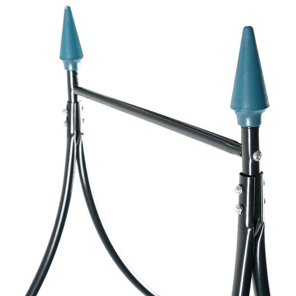 Tummanvihreä puutarhakaari Diculescu 120x38x258cm (rauta)