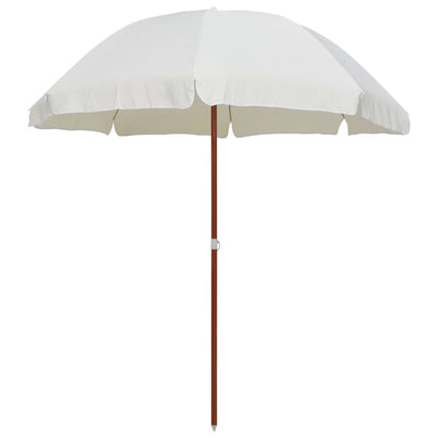 Aurinkovarjo terästanko 240 cm hiekka