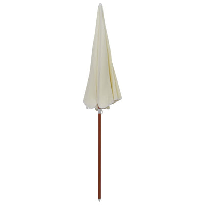 Aurinkovarjo terästanko 240 cm hiekka