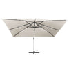 Hiekka aurinkovarjo cantilever led/alumiinitolppa Zarin 400x300cm