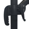 Aurinkovarjo cantilever LED/alumiinitolppa 400x300 cm antras.