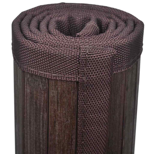 Bambu kylpymatto 2 kpl 60x90 cm tummanruskea