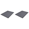Harmaa pvc ovimatot Data 90x60cm (2 kpl)
