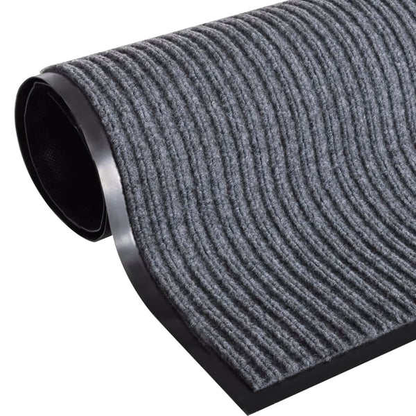 Harmaa pvc ovimatot Data 90x60cm (4 kpl)