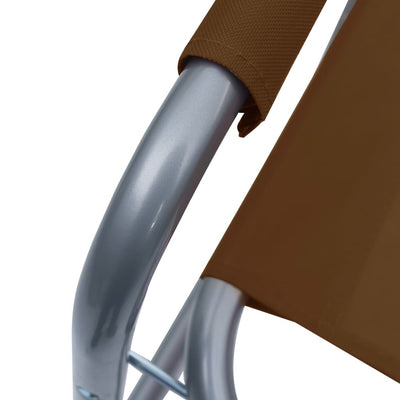 Ruskea ohjaajantuolit Moisi (2 kpl teräs)