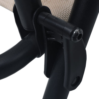 Ruskeanharmaa kokoontaitettavat puutarhatuolit January (2 kpl)