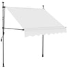 Sisäänkelattava markiisi LED-valoilla 100 cm kerma
