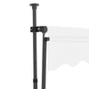 Sisäänkelattava markiisi LED-valoilla 100 cm kerma