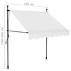 Sisäänkelattava markiisi LED-valoilla 100 cm kerma