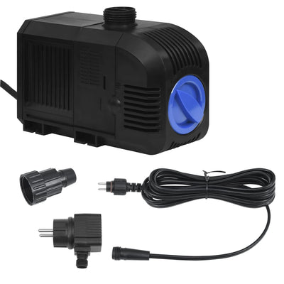 Puutarhan suihkulähde LED:llä ruostumaton teräs 76 cm kolmio