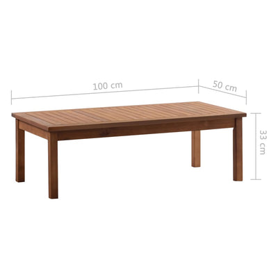 Puutarhasohvasarja Panaghiotis (4-osainen, akaasiapuu)