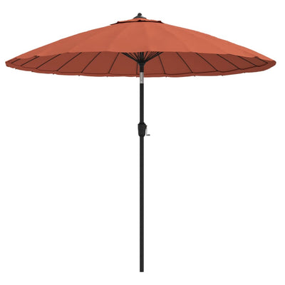 Aurinkovarjo alumiinitanko 270 cm terrakotta
