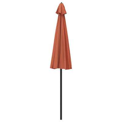 Aurinkovarjo alumiinitanko 270 cm terrakotta