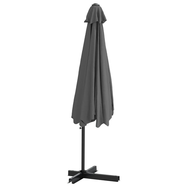 Aurinkovarjo terästanko 300 cm antrasiitti