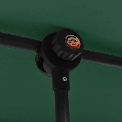 Vihreä aurinkovarjo alumiinitanko Candidia 2x1,5 m