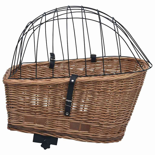 Pyörän takakori kannella 55x31x36 cm luonnollinen paju