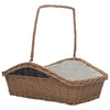 286989 vidaXL Firewood Basket with Handle 61,5x46,5x58 cm Brown Willow