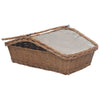 286989 vidaXL Firewood Basket with Handle 61,5x46,5x58 cm Brown Willow