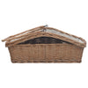 286989 vidaXL Firewood Basket with Handle 61,5x46,5x58 cm Brown Willow