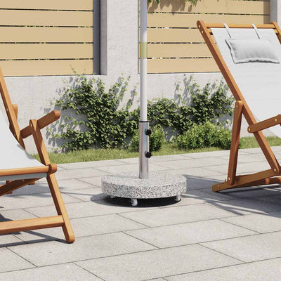 Harmaa aurinkovarjon alusta Nicson 30 kg (pyöreä)